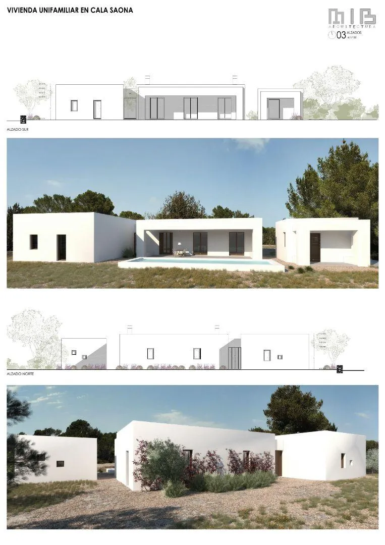 Vivienda Unifamiliar de Obra Nueva en Cala Saona (Formentera)