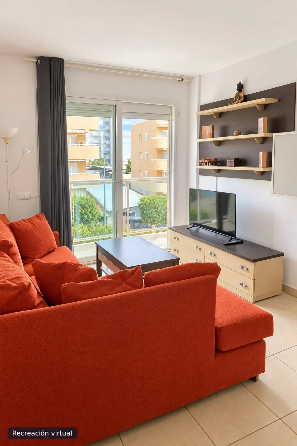 2-bedroom exterior apartment with terrace in Sant Antoni de Portmany